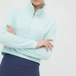 Γυναικεία Χωρίς φερμουάρ Μπλούζα Columbia χρώμα: τιρκουάζ,