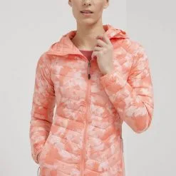 Γυναικεία Κοντά μπουφάν Αθλητικό μπουφάν Columbia Powder Pass πορτοκαλί