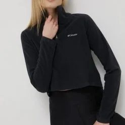 Γυναικεία Χωρίς φερμουάρ Μπλούζα Columbia χρώμα: μαύρο,