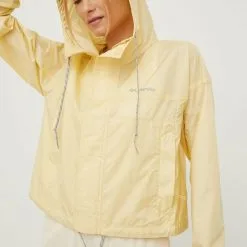 Γυναικεία High Tech Σακάκι εξωτερικού χώρου Columbia Flash Challenger κίτρινο