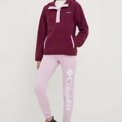 Γυναικεία Παντελόνια φόρμας Παντελόνι Columbia μοβ -Columbia Sales Store unnamed file 1246