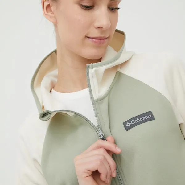 Γυναικεία Με φερμουάρ Αθλητική μπλούζα Columbia Windgates χρώμα: πράσινο 4 Γυναικεία Με φερμουάρ Αθλητική μπλούζα Columbia Windgates χρώμα: πράσινο - Image 4