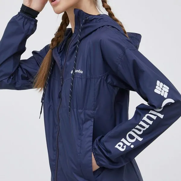 Γυναικεία Κοντά μπουφάν Αντιανεμικό Columbia ναυτικό μπλε, 1 Γυναικεία Κοντά μπουφάν Αντιανεμικό Columbia ναυτικό μπλε,