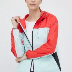 Γυναικεία Κοντά μπουφάν Αντιανεμικό Columbia Alpine Chill κόκκινο