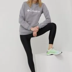 Γυναικεία Χωρίς φερμουάρ Μπλούζα Columbia χρώμα: γκρι,
