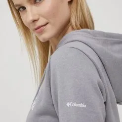 Γυναικεία Χωρίς φερμουάρ Μπλούζα Columbia χρώμα: γκρι, -Columbia Sales Store unnamed file 1381