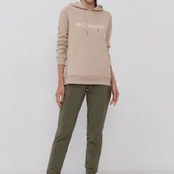 Γυναικεία Χωρίς φερμουάρ Μπλούζα Columbia χρώμα: κίτρινο