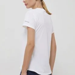 Γυναικεία Κοντομάνικο Αθλητικό μπλουζάκι Columbia Sun Trek Graphic άσπρο -Columbia Sales Store unnamed file 1591