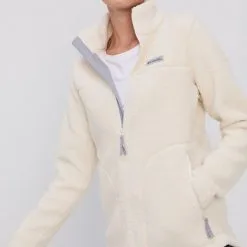 Γυναικεία Με φερμουάρ Μπλούζα Columbia χρώμα: κρεμ -Columbia Sales Store unnamed file 1647