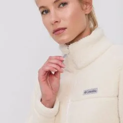 Γυναικεία Με φερμουάρ Μπλούζα Columbia χρώμα: κρεμ -Columbia Sales Store unnamed file 1648
