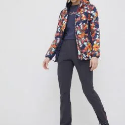 Γυναικεία Κοντά μπουφάν Αθλητικό μπουφάν Columbia Powder Pass κοραλλιού