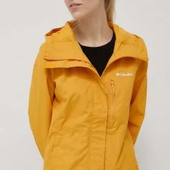 Γυναικεία High Tech Σακάκι εξωτερικού χώρου Columbia Hikebound πορτοκαλί
