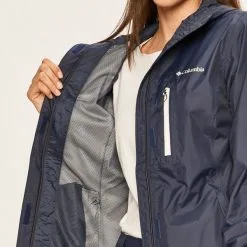 Γυναικεία Κοντά μπουφάν Αδιάβροχο μπουφάν Columbia χρώμα: ναυτικό μπλε, -Columbia Sales Store unnamed file 1768