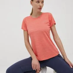 Γυναικεία Κοντομάνικο Αθλητικό μπλουζάκι Columbia Alpine Chill Zero πορτοκαλί
