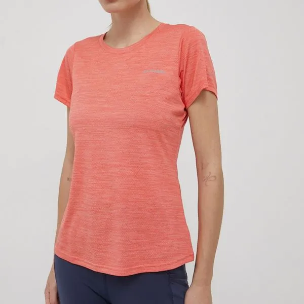 Γυναικεία Κοντομάνικο Αθλητικό μπλουζάκι Columbia Alpine Chill Zero πορτοκαλί 2 Γυναικεία Κοντομάνικο Αθλητικό μπλουζάκι Columbia Alpine Chill Zero πορτοκαλί - Image 2