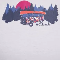 Γυναικεία Κοντομάνικο Αθλητικό μπλουζάκι Columbia Sun Trek Graphic άσπρο -Columbia Sales Store unnamed file 1801