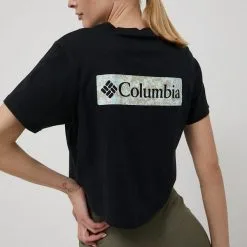 Γυναικεία Κοντομάνικο Μπλουζάκι Columbia μαύρο -Columbia Sales Store unnamed file 1814