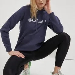 Γυναικεία Χωρίς φερμουάρ Μπλούζα Columbia χρώμα: ναυτικό μπλε,