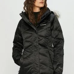 Γυναικεία Σκι και σνόουμπορντ Columbia - Μπουφάν με επένδυση από πούπουλα μαύρο