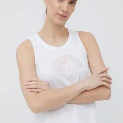 Γυναικεία Αμάνικος Top Columbia North Cascades χρώμα: άσπρο