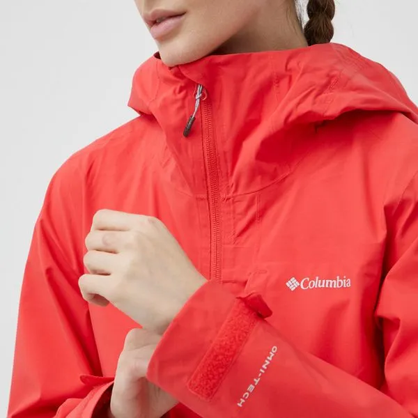 Γυναικεία High Tech Σακάκι εξωτερικού χώρου Columbia Omni-tech Ampli-dry κόκκινο 4 Γυναικεία High Tech Σακάκι εξωτερικού χώρου Columbia Omni-tech Ampli-dry κόκκινο - Image 4