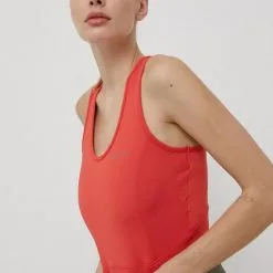 Γυναικεία Αμάνικος Αθλητικό Top Columbia χρώμα: κόκκινο