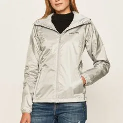 Γυναικεία Κοντά μπουφάν Αδιάβροχο μπουφάν Columbia Ulica Jacket χρώμα: γκρι,