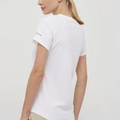 Γυναικεία Κοντομάνικο Αθλητικό μπλουζάκι Columbia Sun Trek Ss Graphic άσπρο -Columbia Sales Store unnamed file 2077