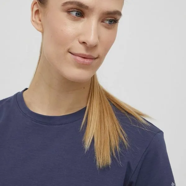 Γυναικεία Κοντομάνικο Αθλητικό μπλουζάκι Columbia Sun Trek ναυτικό μπλε 4 Γυναικεία Κοντομάνικο Αθλητικό μπλουζάκι Columbia Sun Trek ναυτικό μπλε - Image 4