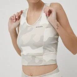 Γυναικεία Αμάνικος Αθλητικό Top Columbia χρώμα: μπεζ -Columbia Sales Store unnamed file 2132