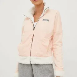 Γυναικεία Με φερμουάρ Μπλούζα Columbia μπεζ,