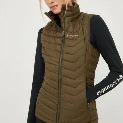 Γυναικεία Γιλέκα Αμάνικο μπουφάν Columbia πράσινο