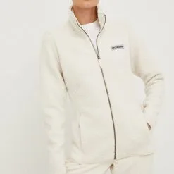 Γυναικεία Με φερμουάρ Μπλούζα Columbia μπεζ,