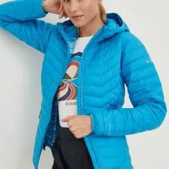 Γυναικεία Κοντά μπουφάν Μπουφάν Columbia σκούρο πράσινο