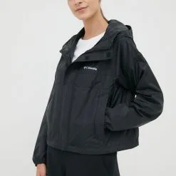 Γυναικεία High Tech Σακάκι εξωτερικού χώρου Columbia Flash Challenger μαύρο