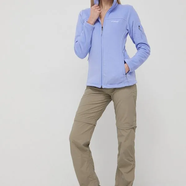 Γυναικεία Με φερμουάρ Αθλητική μπλούζα Columbia Fast Trek Ii χρώμα: μοβ, 2 Γυναικεία Με φερμουάρ Αθλητική μπλούζα Columbia Fast Trek Ii χρώμα: μοβ, - Image 2