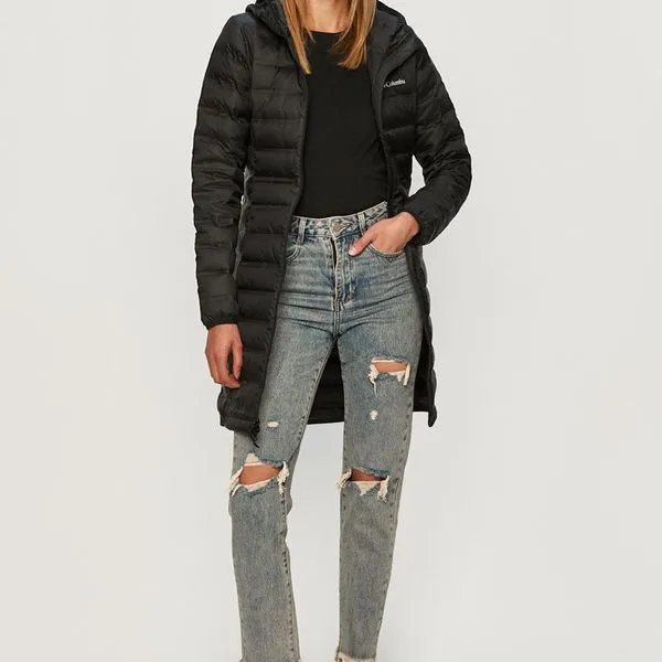 Γυναικεία Μακριά μπουφάν Πουπουλένιο αθλητικό μπουφάν Columbia Lake μαύρο 2 Γυναικεία Μακριά μπουφάν Πουπουλένιο αθλητικό μπουφάν Columbia Lake μαύρο - Image 2