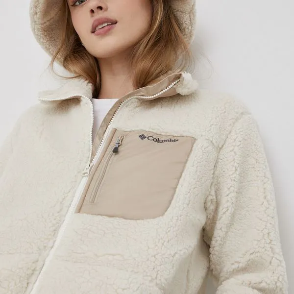 Γυναικεία Μακριά μπουφάν Columbia - Μπουφάν κρεμ 4 Γυναικεία Μακριά μπουφάν Columbia - Μπουφάν κρεμ - Image 4