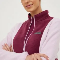 Γυναικεία Με φερμουάρ Μπλούζα Columbia ροζ,