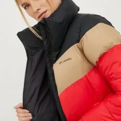 Γυναικεία Κοντά μπουφάν Αθλητικό μπουφάν Columbia Puffect κόκκινο -Columbia Sales Store unnamed file 622