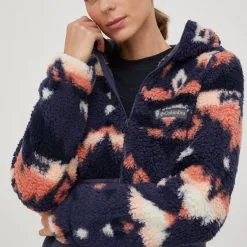 Γυναικεία Με φερμουάρ Αθλητική μπλούζα Columbia Winter Pass με κουκούλα