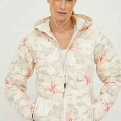 Γυναικεία Κοντά μπουφάν Μπουφάν Columbia μπεζ,