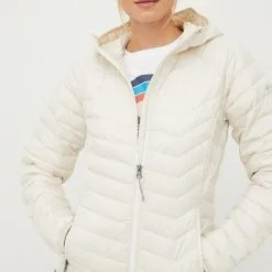 Γυναικεία Κοντά μπουφάν Μπουφάν Columbia μπεζ,