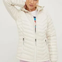 Γυναικεία Κοντά μπουφάν Μπουφάν Columbia μπεζ, -Columbia Sales Store unnamed file 674