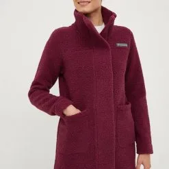 Γυναικεία Μακριά μπουφάν Columbia Μπουφάν μωβ