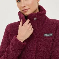 Γυναικεία Μακριά μπουφάν Columbia Μπουφάν μωβ -Columbia Sales Store unnamed file 680