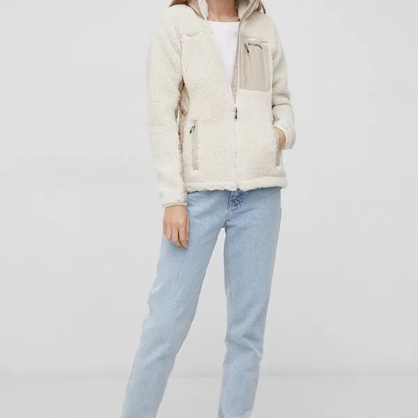 Γυναικεία Κοντά μπουφάν Μπουφάν Columbia ICONS χρώμα: κρεμ 2 Γυναικεία Κοντά μπουφάν Μπουφάν Columbia ICONS χρώμα: κρεμ - Image 2