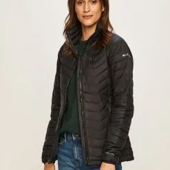 Γυναικεία Κοντά μπουφάν Μπουφάν Columbia χρώμα: μαύρο