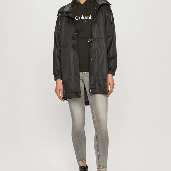 Γυναικεία Μακριά μπουφάν Αδιάβροχο μπουφάν Columbia χρώμα: μαύρο, 2 Γυναικεία Μακριά μπουφάν Αδιάβροχο μπουφάν Columbia χρώμα: μαύρο, - Image 2