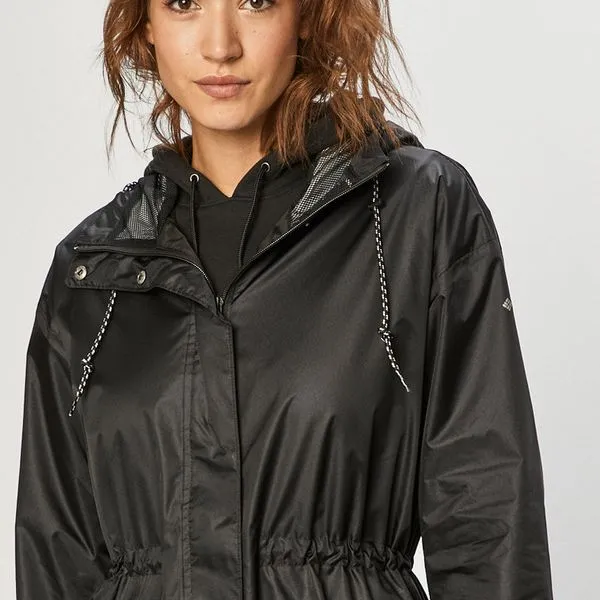 Γυναικεία Μακριά μπουφάν Αδιάβροχο μπουφάν Columbia χρώμα: μαύρο, 4 Γυναικεία Μακριά μπουφάν Αδιάβροχο μπουφάν Columbia χρώμα: μαύρο, - Image 4